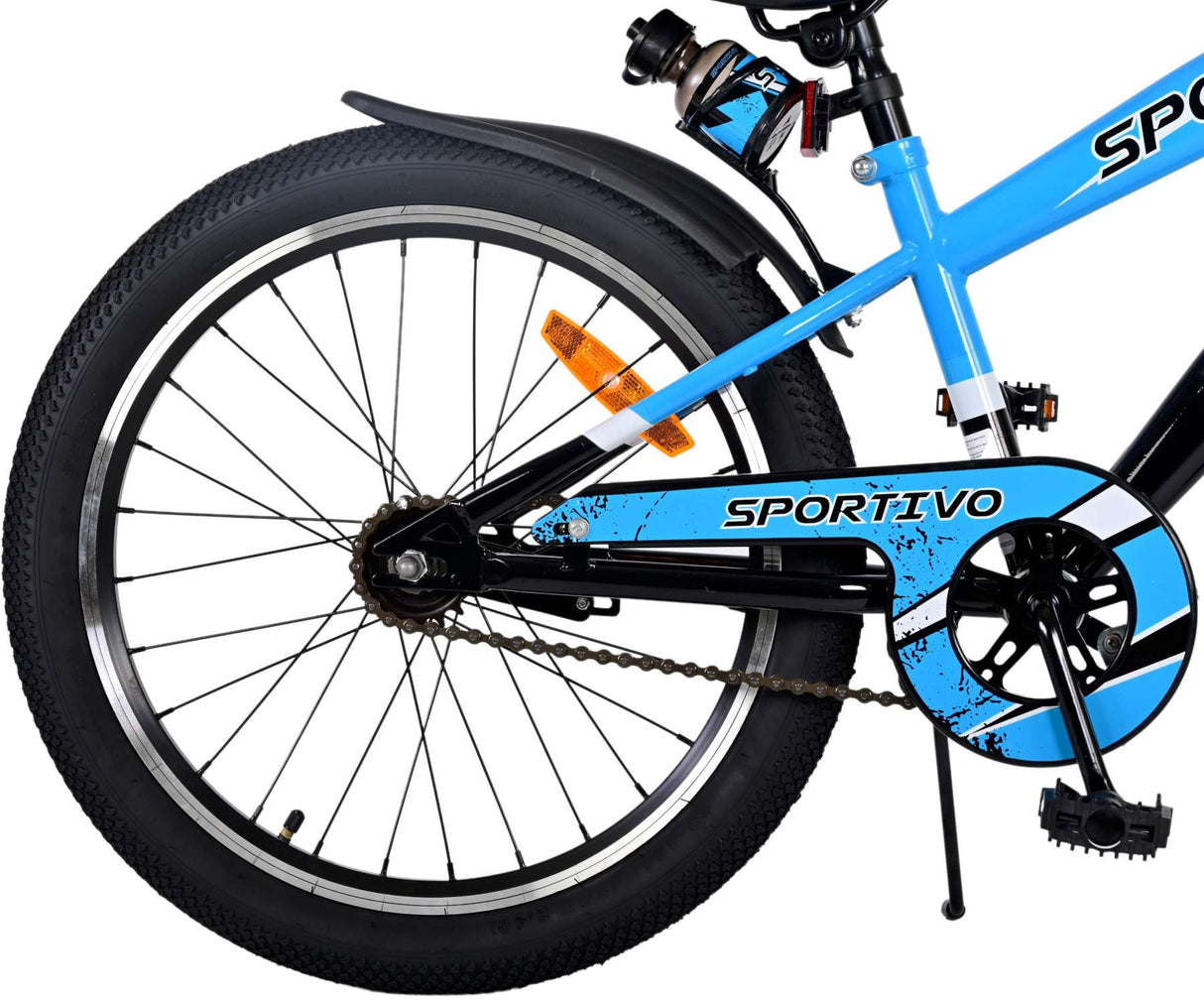 Volare Sportivo Kinderfahrrad - Jungen - 20 Zoll - Blau