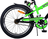 Volare Sportivo Kinderfahrrad - Jungen - 20 Zoll - Grün - Zweihandbremsen
