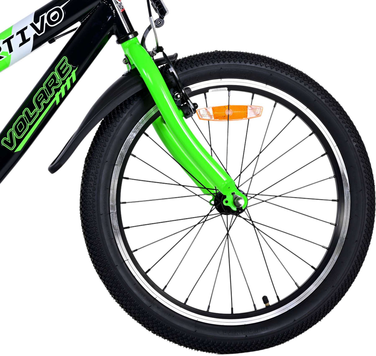 Volare Sportivo Kinderfahrrad - Jungen - 20 Zoll - Grün - Zweihandbremsen
