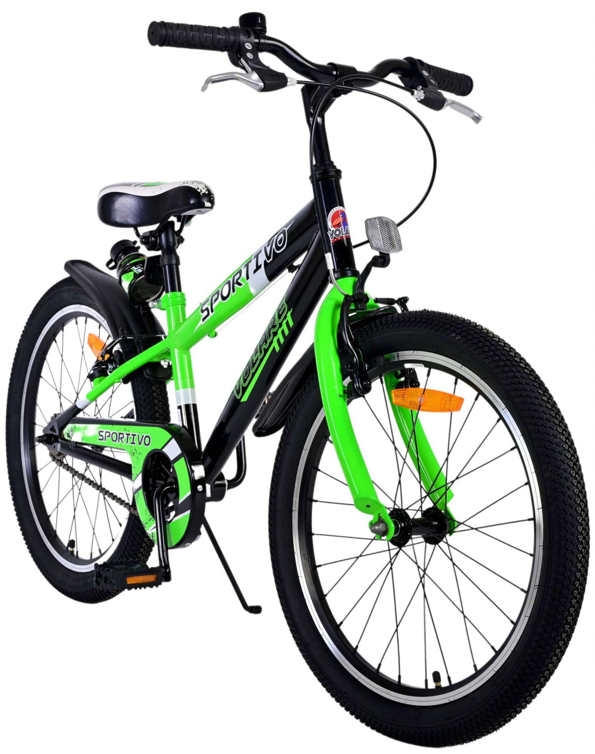 Volare Sportivo Kinderfahrrad - Jungen - 20 Zoll - Grün - Zweihandbremsen
