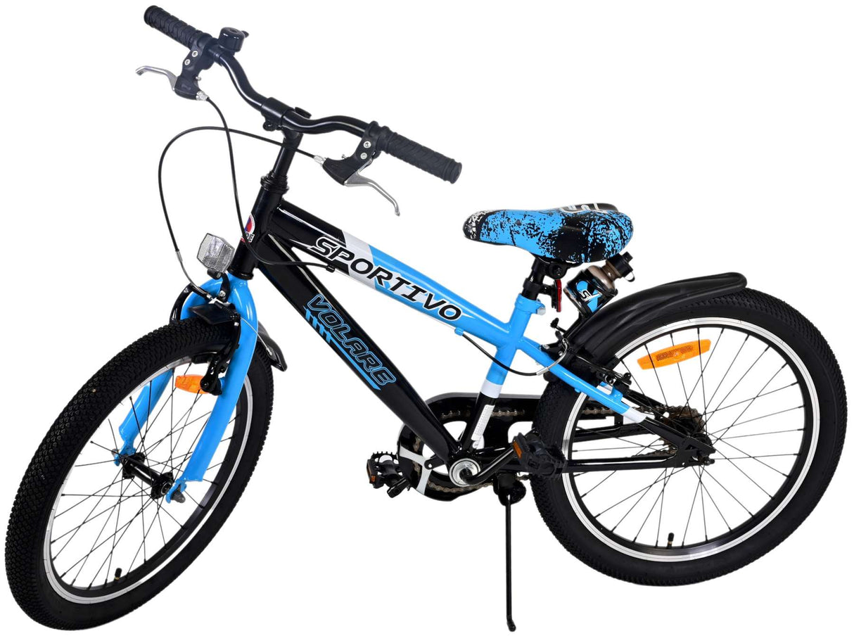 Volare Sportivo Kinderfahrrad - Jungen - 20 Zoll - Blau - Zweihandbremsen