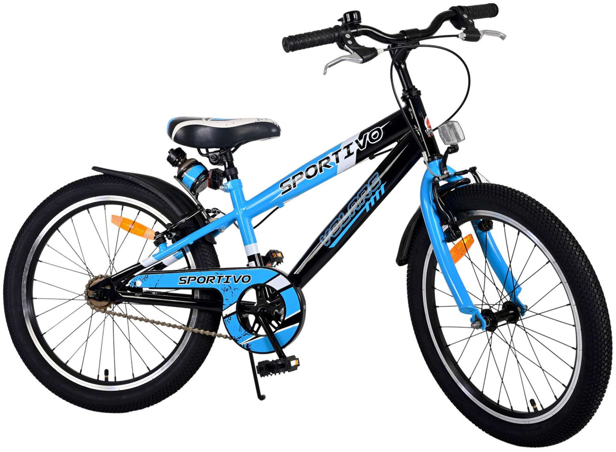 Volare Sportivo Kinderfahrrad - Jungen - 20 Zoll - Blau - Zweihandbremsen