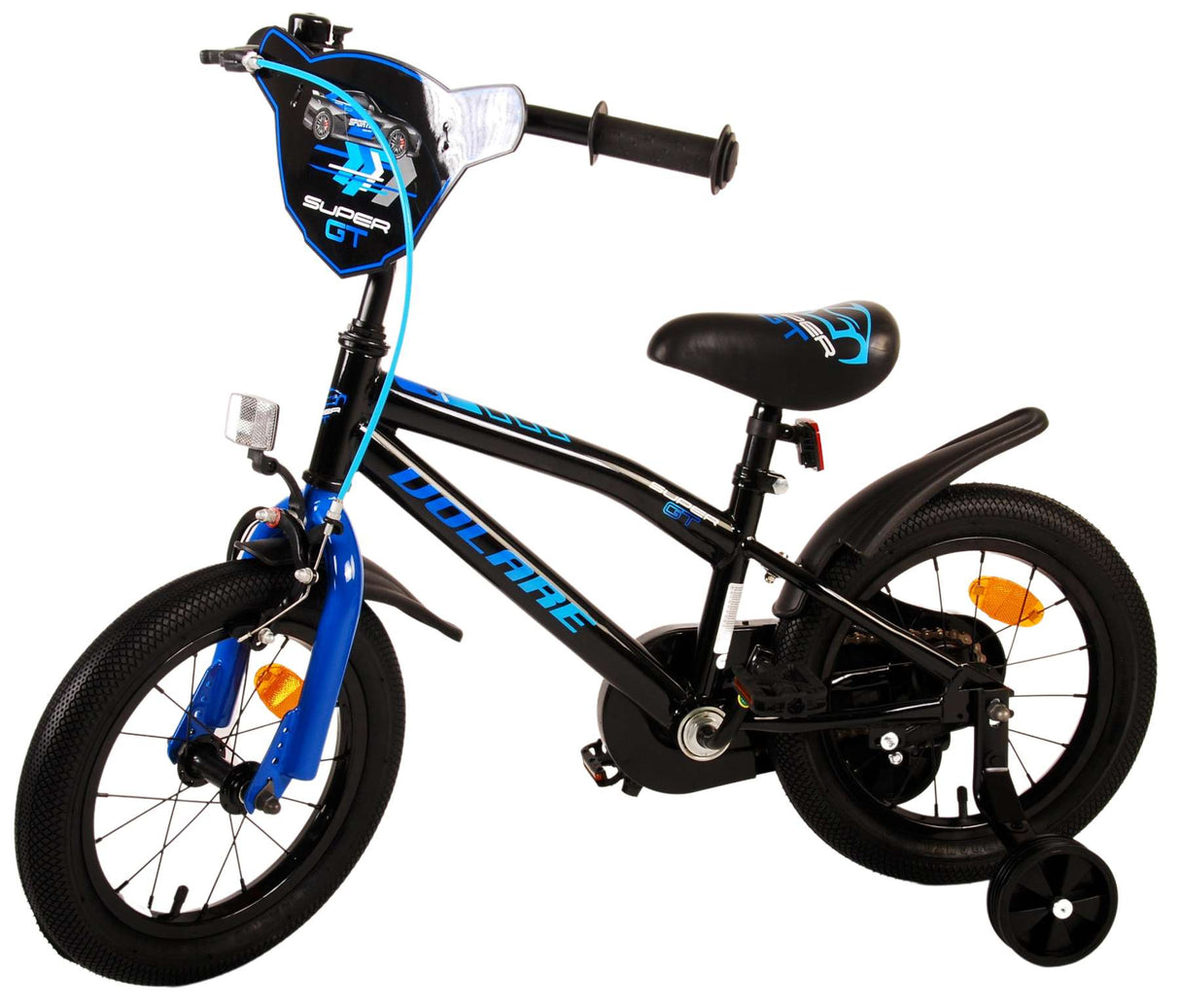 Volare Super GT Kinderfahrrad - Jungen - 14 Zoll - Blau