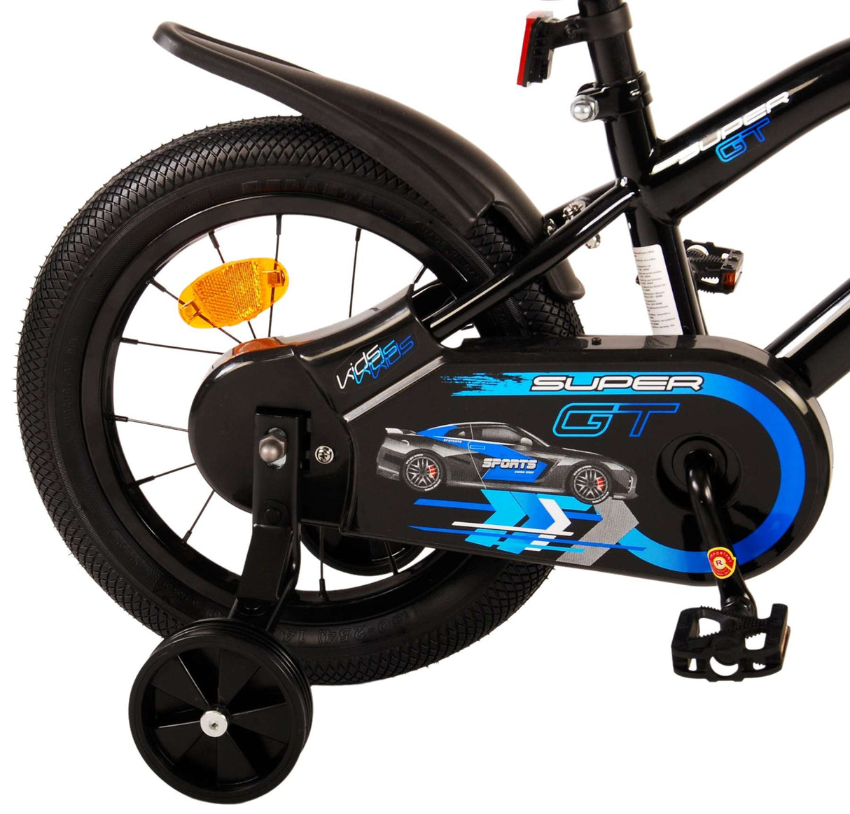 Volare Super GT Kinderfahrrad - Jungen - 14 Zoll - Blau