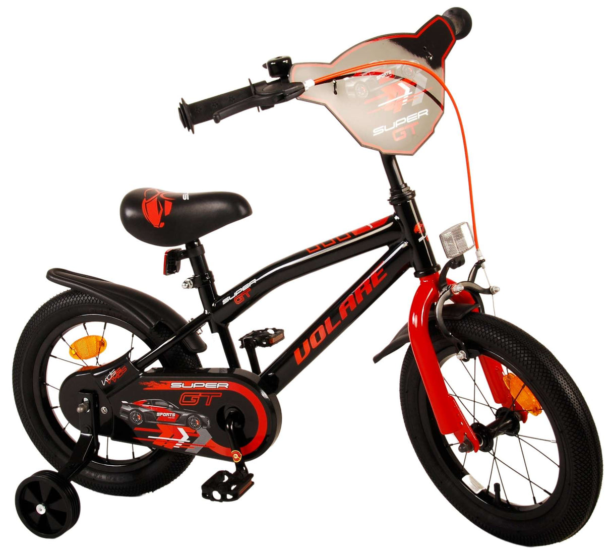 Volare Super GT Kinderfahrrad - Jungen - 14 Zoll - Rot