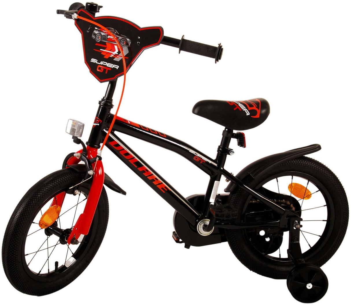 Volare Super GT Kinderfahrrad - Jungen - 14 Zoll - Rot