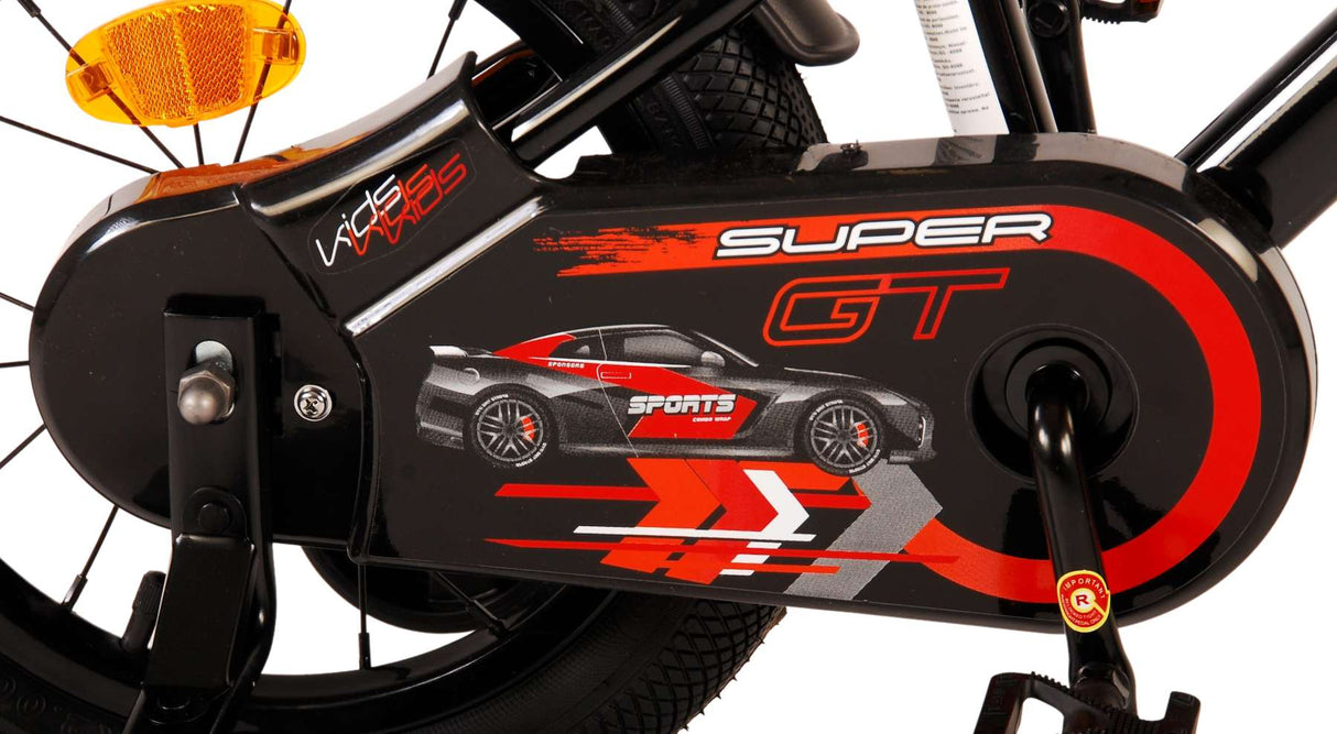 Volare Super GT Kinderfahrrad - Jungen - 14 Zoll - Rot