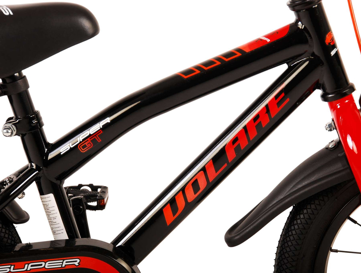 Volare Super GT Kinderfahrrad - Jungen - 14 Zoll - Rot