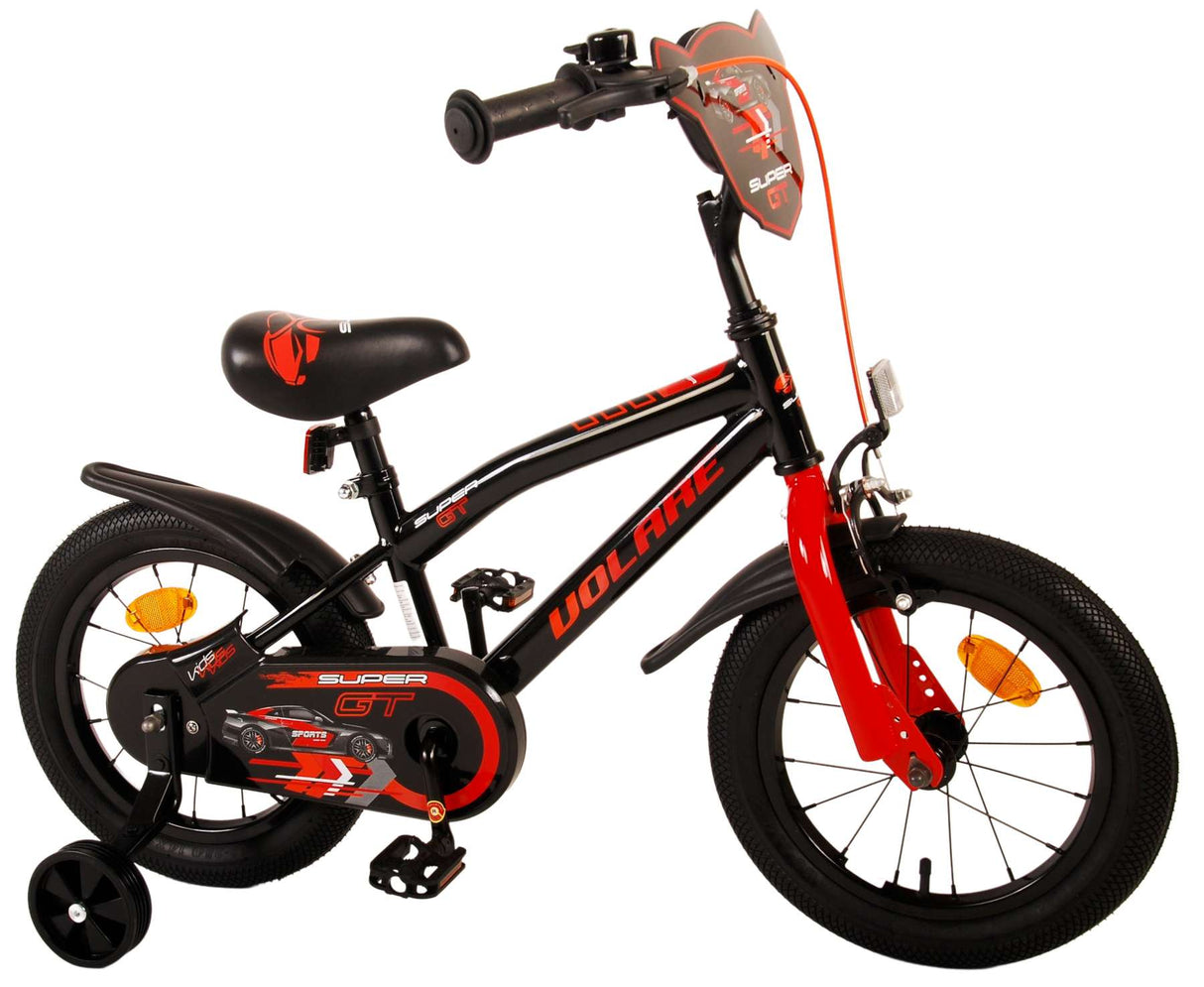 Volare Super GT Kinderfahrrad - Jungen - 14 Zoll - Rot