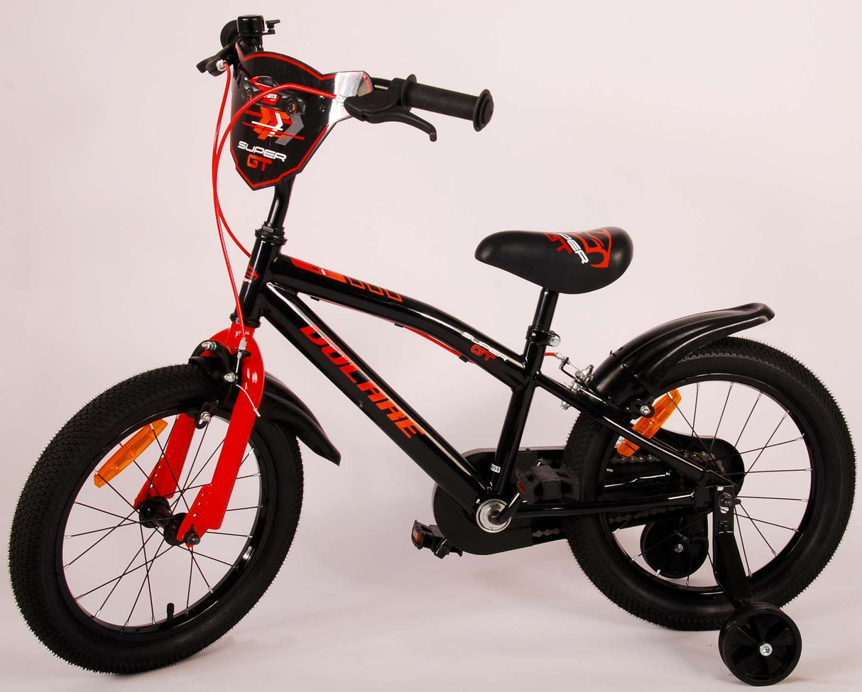 Volare Super GT Kinderfahrrad - Jungen - 16 Zoll - Rot - Zweihandbremsen