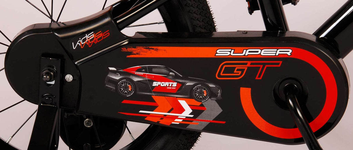 Volare Super GT Kinderfahrrad - Jungen - 16 Zoll - Rot - Zweihandbremsen