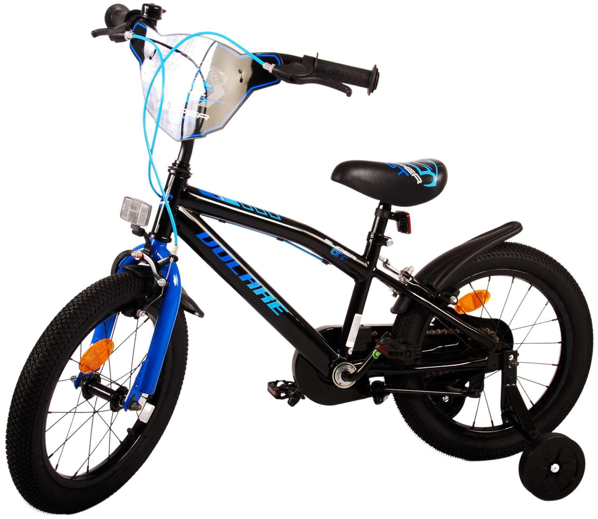 Volare Super GT Kinderfahrrad - Jungen - 16 Zoll - Blau - Zweihandbremsen