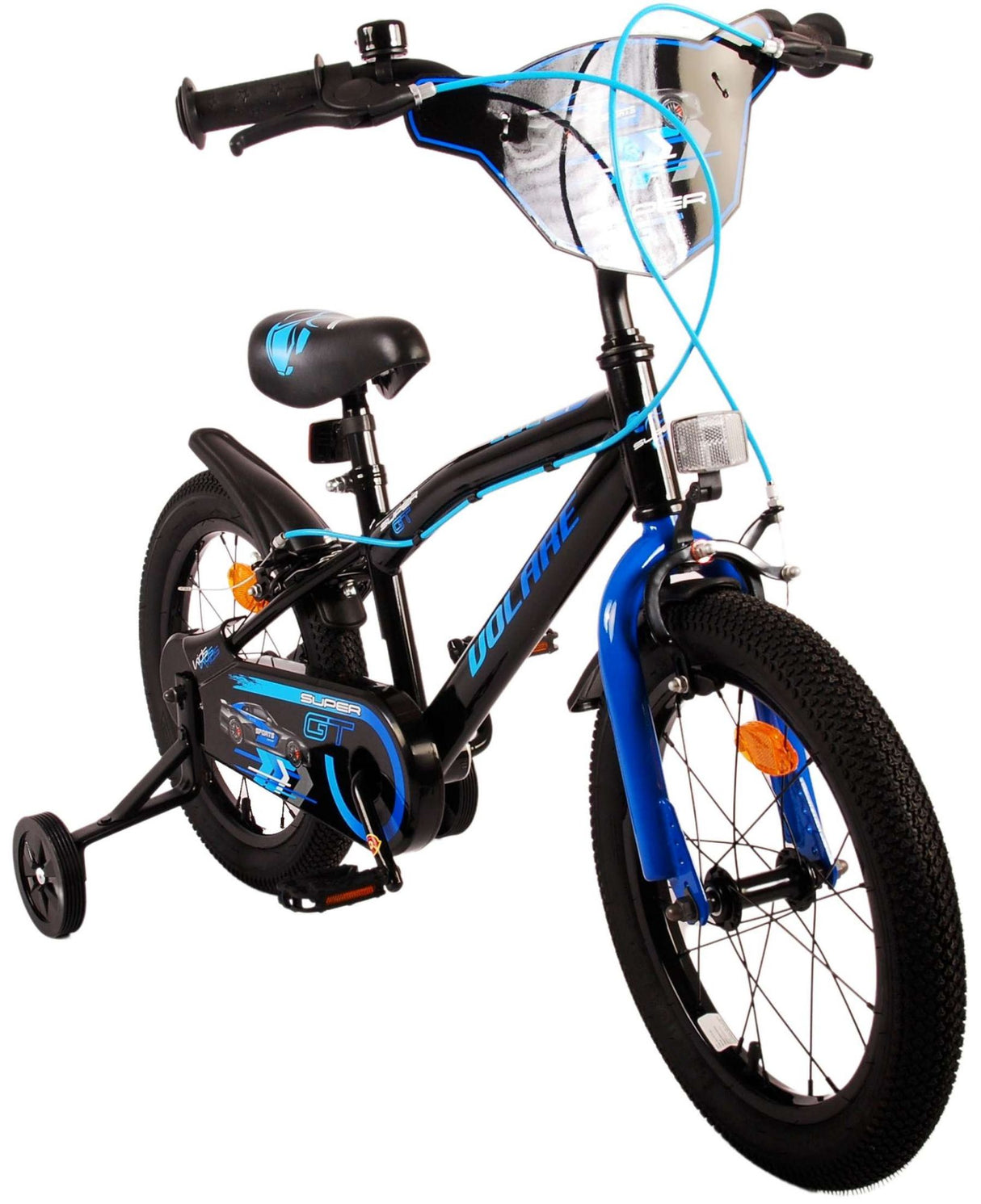 Volare Super GT Kinderfahrrad - Jungen - 16 Zoll - Blau - Zweihandbremsen