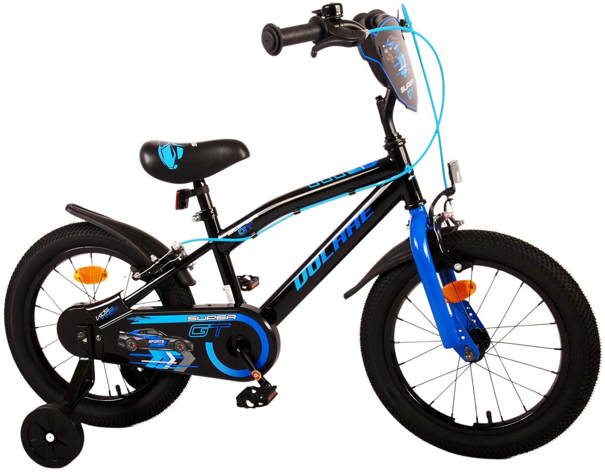 Volare Super GT Kinderfahrrad - Jungen - 16 Zoll - Blau - Zweihandbremsen