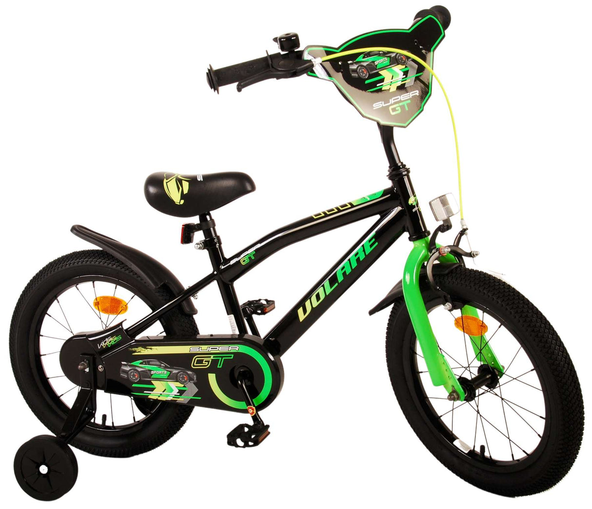 Volare Super GT Kinderfahrrad - Jungen - 16 Zoll - Grün