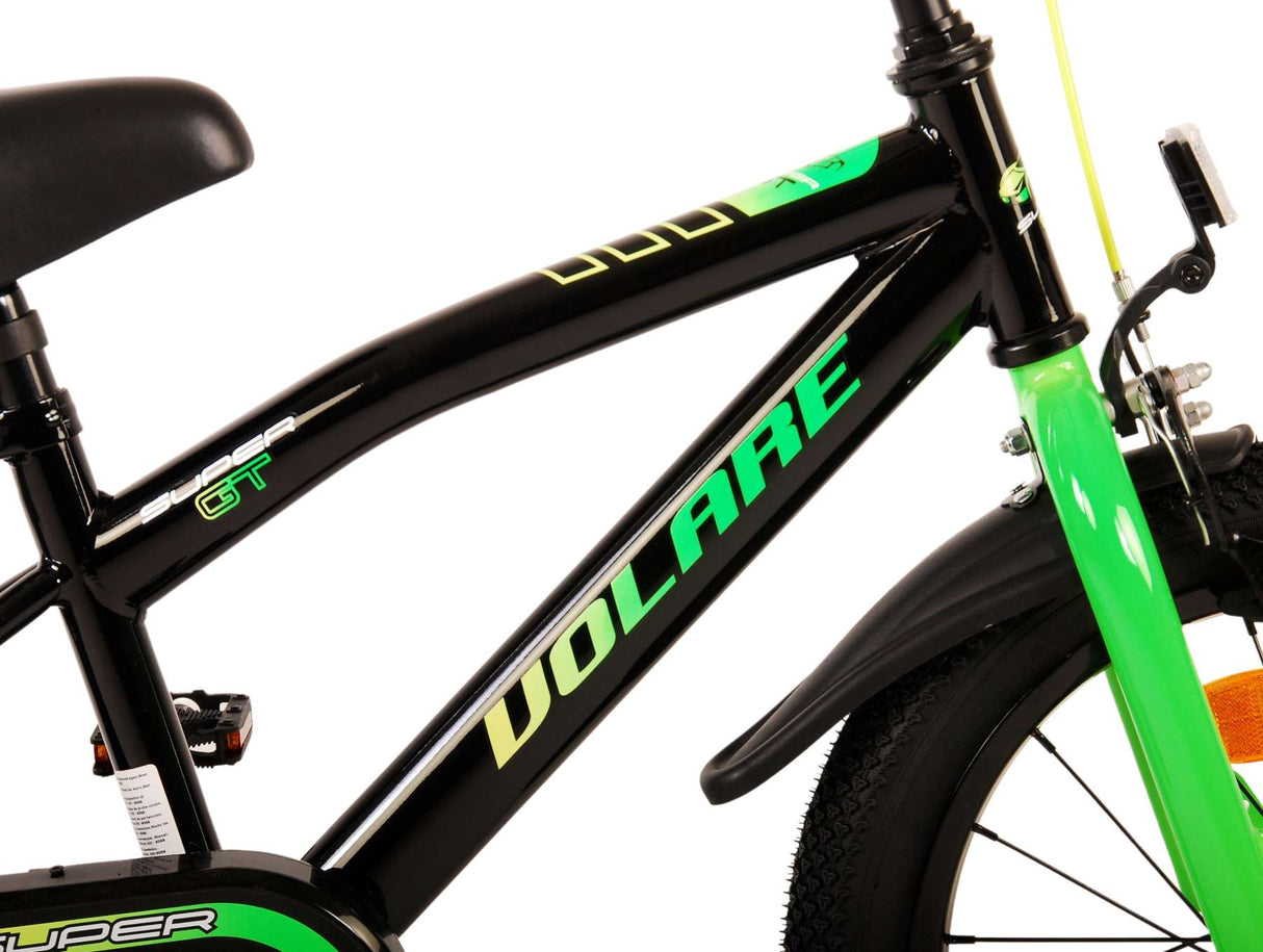 Volare Super GT Kinderfahrrad - Jungen - 16 Zoll - Grün