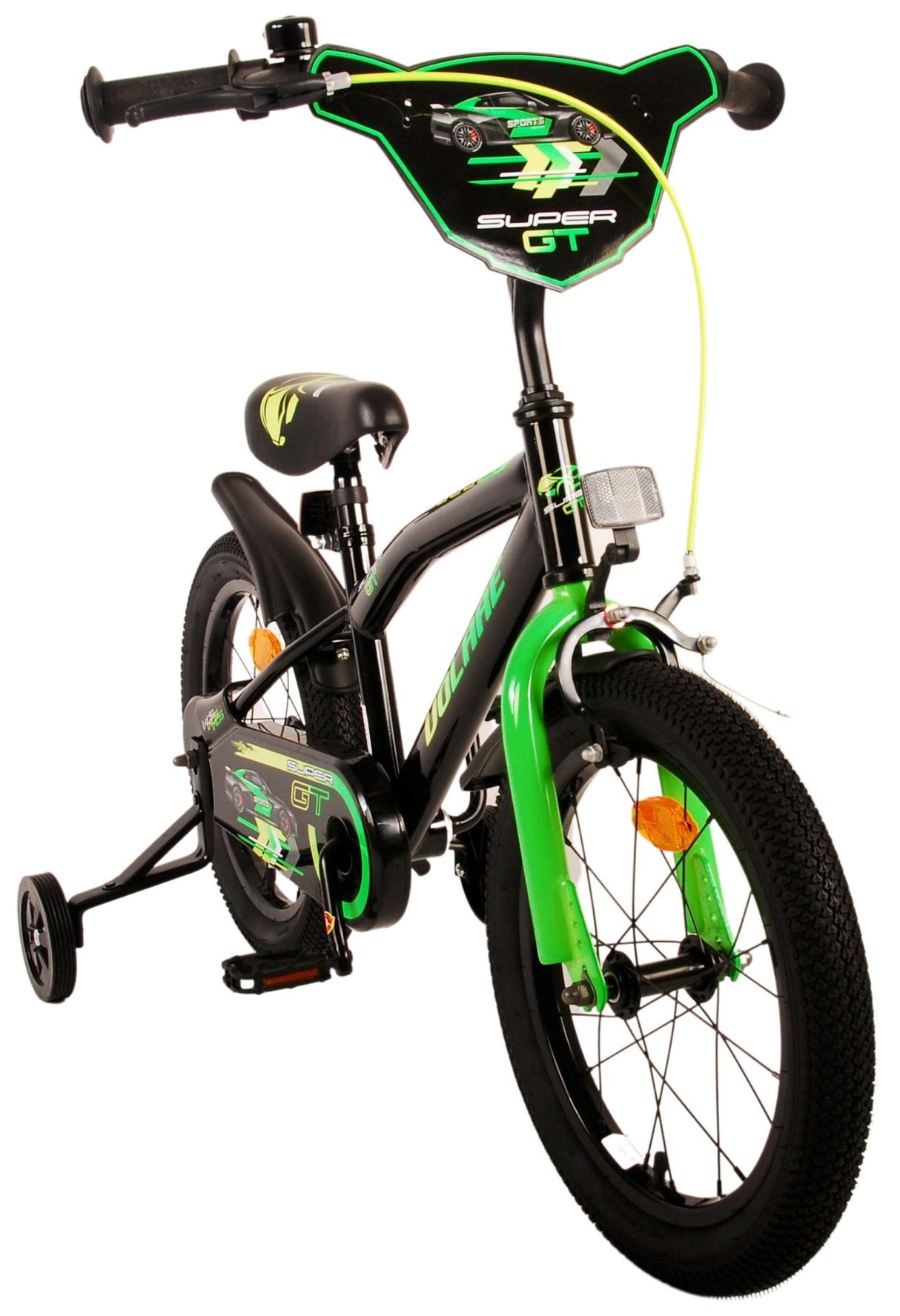 Volare Super GT Kinderfahrrad - Jungen - 16 Zoll - Grün