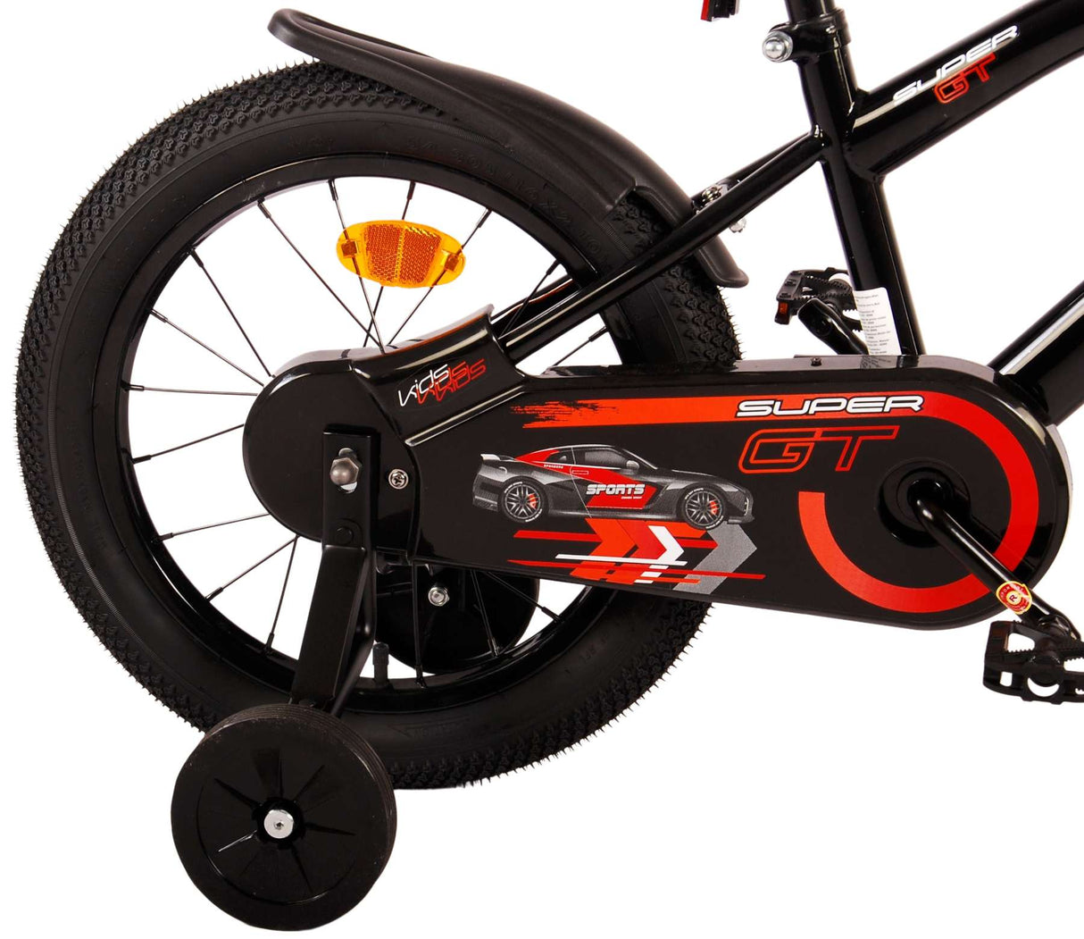 Volare Super GT Kinderfahrrad - Jungen - 16 Zoll - Rot