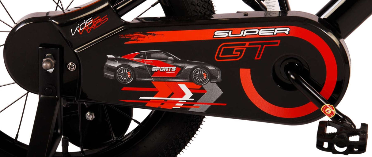 Volare Super GT Kinderfahrrad - Jungen - 16 Zoll - Rot