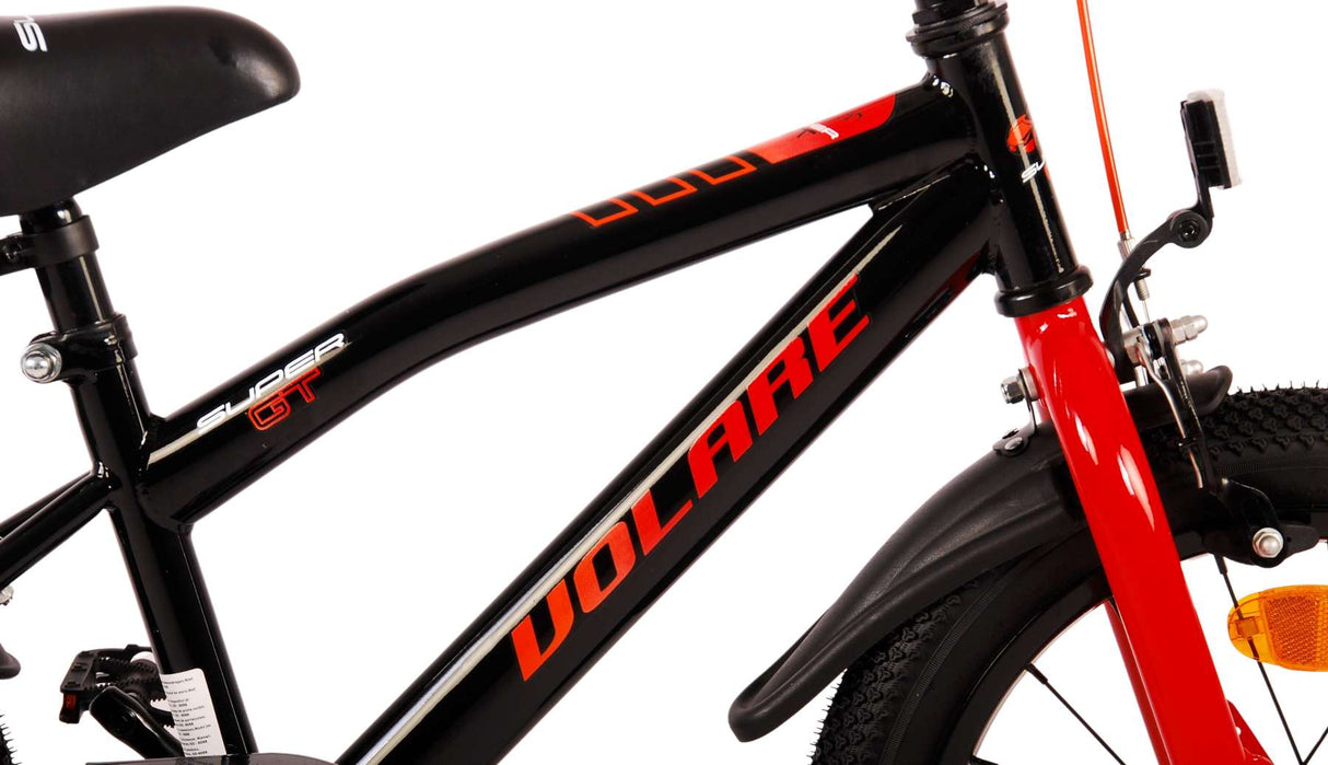 Volare Super GT Kinderfahrrad - Jungen - 16 Zoll - Rot