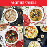 Tefal E2554604 Kochtopf verschiedene Essenszubereitungsmöglichkeiten