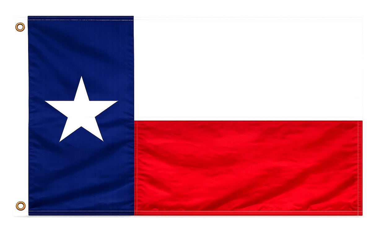 Flagge Texas 90 x 150 cm Fahne mit 2 Ösen 100g/m² Stoffgewicht