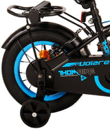 B-WARE - Volare Thombike Kinderfahrrad - Jungen - 12 Zoll - Schwarz Blau - Zweihandbremsen