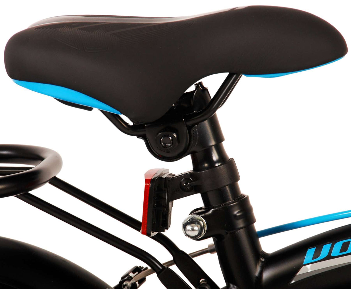 B-WARE - Volare Thombike Kinderfahrrad - Jungen - 12 Zoll - Schwarz Blau - Zweihandbremsen
