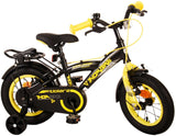 Volare Thombike Kinderfahrrad - Jungen - 12 Zoll - Schwarz Gelb - Zweihandbremsen