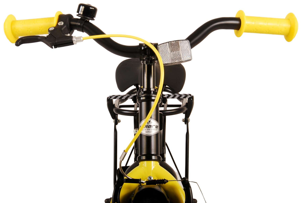 Volare Thombike Kinderfahrrad - Jungen - 12 Zoll - Schwarz Gelb
