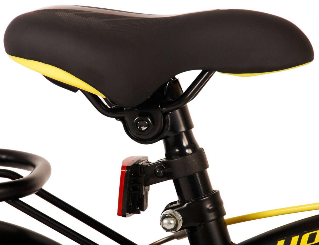 Volare Thombike Kinderfahrrad - Jungen - 12 Zoll - Schwarz Gelb - Zweihandbremsen