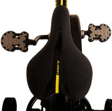 Volare Thombike Kinderfahrrad - Jungen - 12 Zoll - Schwarz Gelb - Zweihandbremsen