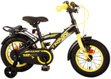 Volare Thombike Kinderfahrrad - Jungen - 12 Zoll - Schwarz Gelb - Zweihandbremsen