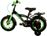Volare Thombike Kinderfahrrad - Jungen - 12 Zoll - Schwarz Grün