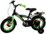 Volare Thombike Kinderfahrrad - Jungen - 12 Zoll - Schwarz Grün