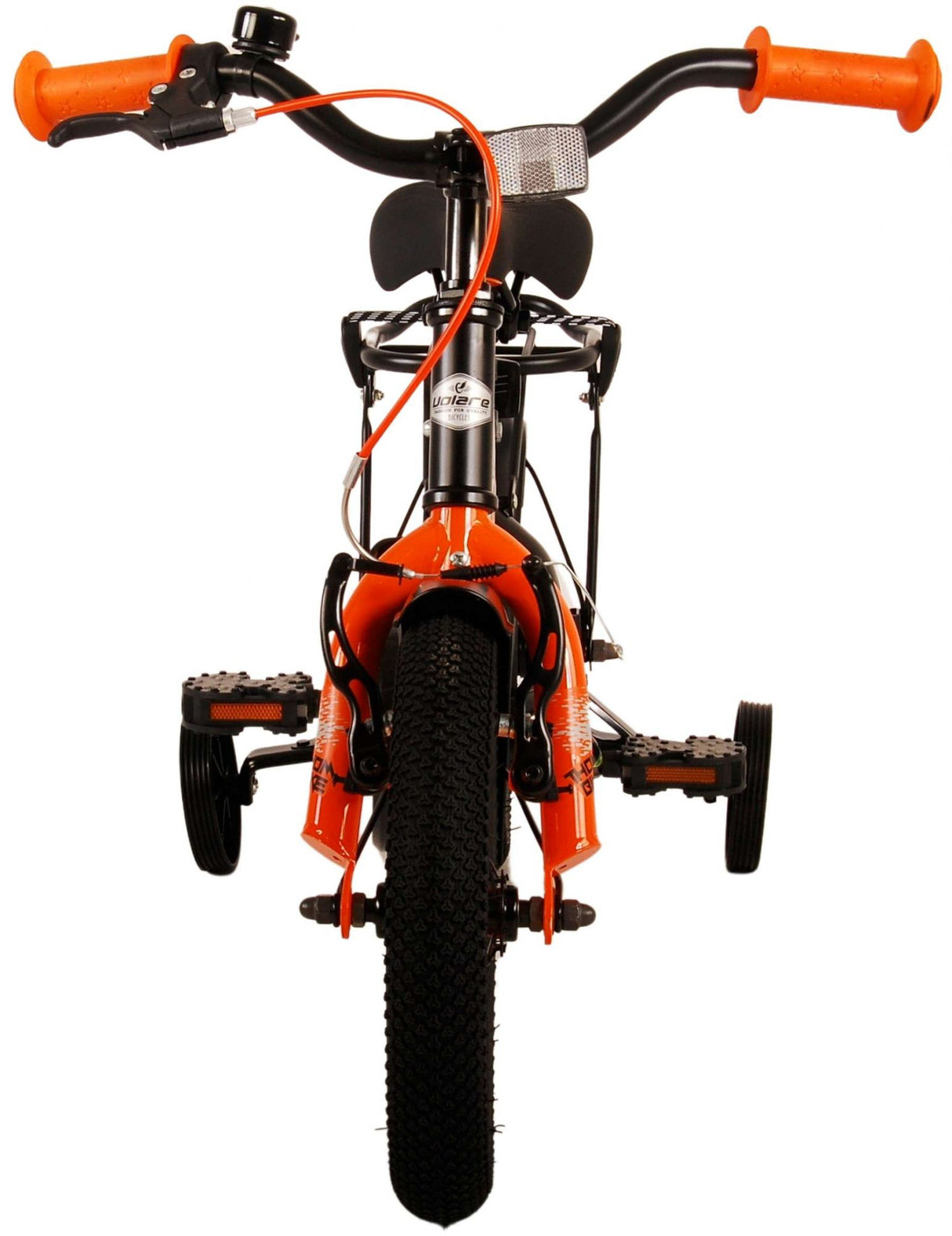 Volare Thombike Kinderfahrrad - Jungen - 12 Zoll - Schwarz Orange