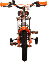 Volare Thombike Kinderfahrrad - Jungen - 12 Zoll - Schwarz Orange - Zweihandbremsen