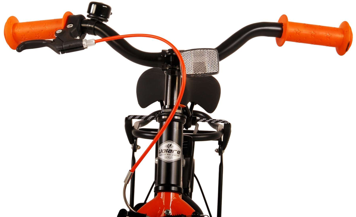 Volare Thombike Kinderfahrrad - Jungen - 12 Zoll - Schwarz Orange