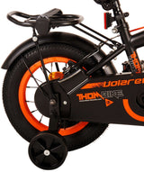 Volare Thombike Kinderfahrrad - Jungen - 12 Zoll - Schwarz Orange - Zweihandbremsen