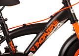 Volare Thombike Kinderfahrrad - Jungen - 12 Zoll - Schwarz Orange - Zweihandbremsen