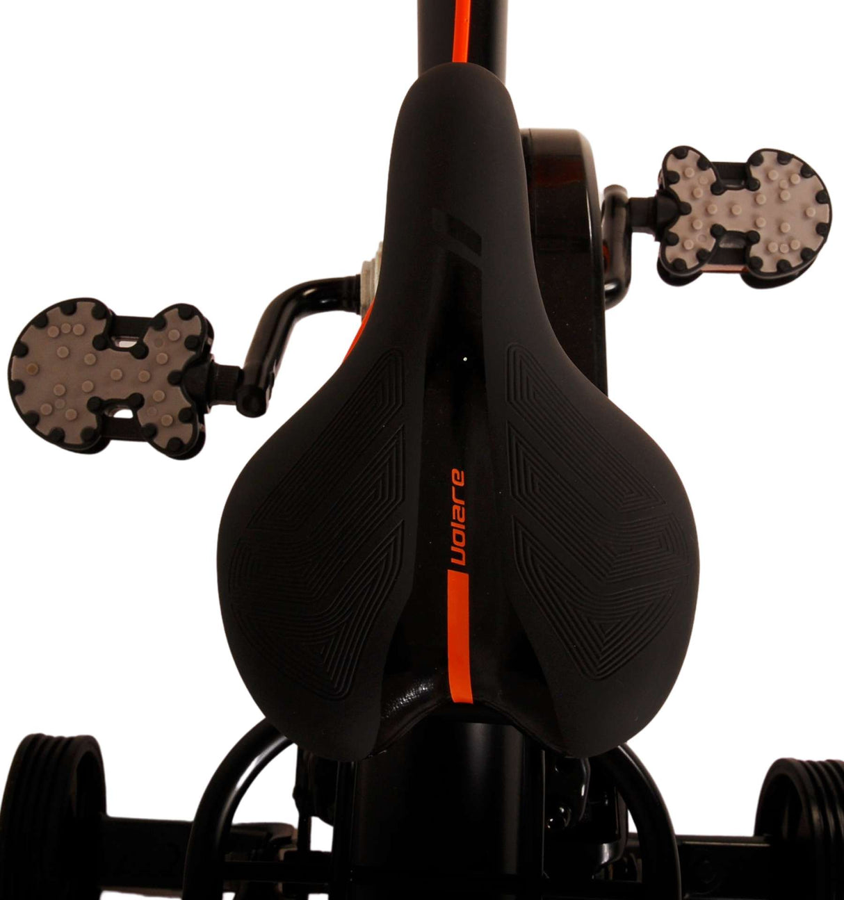 Volare Thombike Kinderfahrrad - Jungen - 12 Zoll - Schwarz Orange - Zweihandbremsen