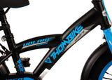 Volare Thombike Kinderfahrrad - Jungen - 14 Zoll - Schwarz Blau