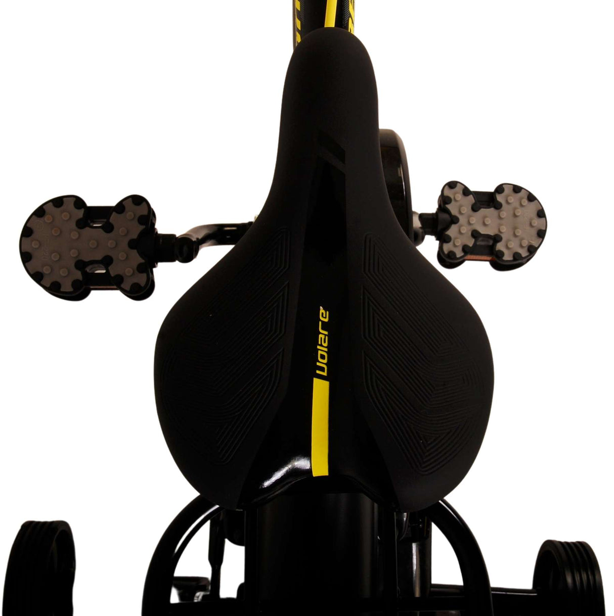 Volare Thombike Kinderfahrrad - Jungen - 14 Zoll - Schwarz Gelb - Zweihandbremsen