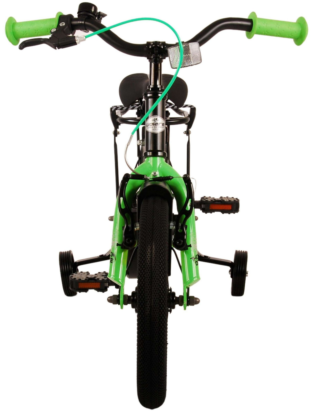 Volare Thombike Kinderfahrrad - Jungen - 14 Zoll - Schwarz Grün