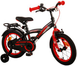 Volare Thombike Kinderfahrrad - Jungen - 14 Zoll - Schwarz Rot