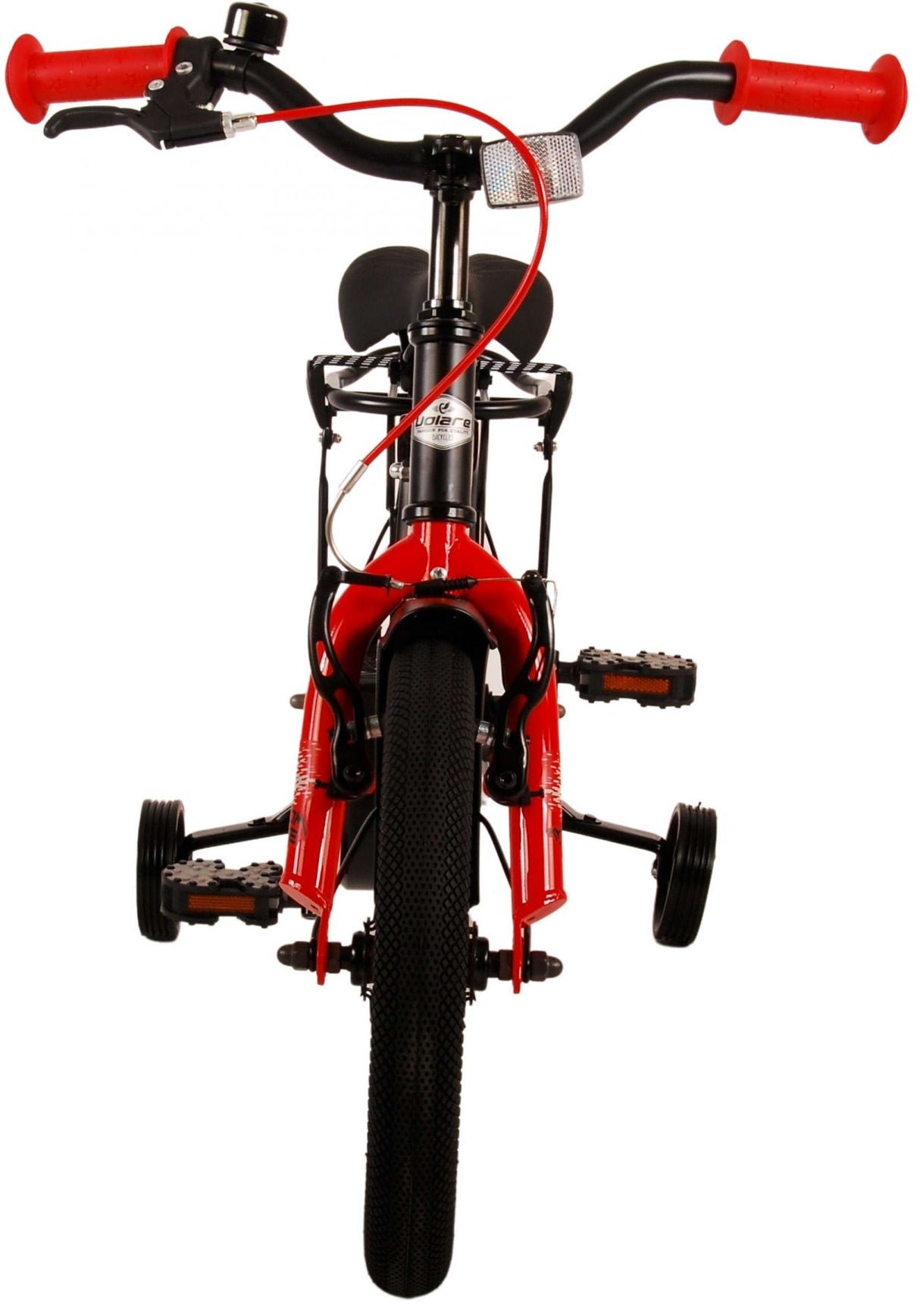 Volare Thombike Kinderfahrrad - Jungen - 14 Zoll - Schwarz Rot