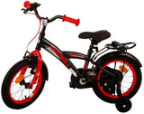 Volare Thombike Kinderfahrrad - Jungen - 14 Zoll - Schwarz Rot
