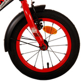 Volare Thombike Kinderfahrrad - Jungen - 14 Zoll - Schwarz Rot