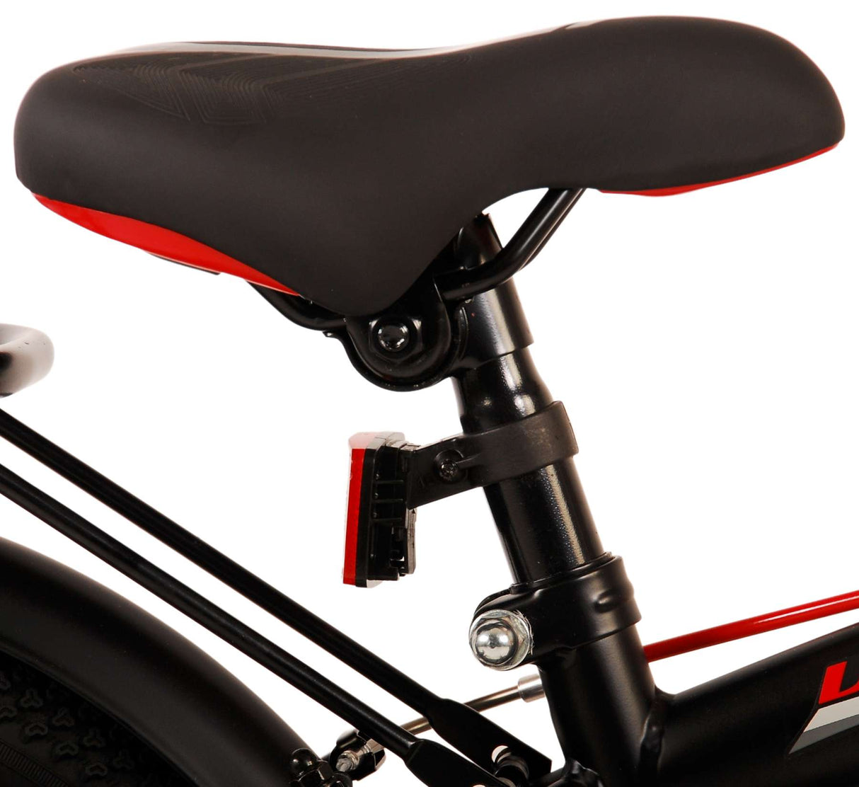 Volare Thombike Kinderfahrrad - Jungen - 16 Zoll - Schwarz Rot - Zweihandbremsen