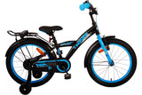 Volare Thombike Kinderfahrrad - Jungen - 18 Zoll - Schwarz Blau